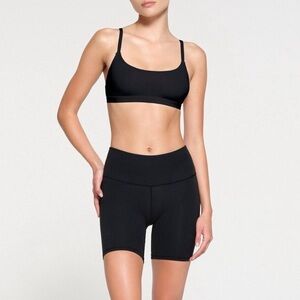 NWT Skims Fits Everybody High Waisted Shorts Onyx Size Small